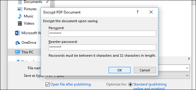 how to open password protected pdf